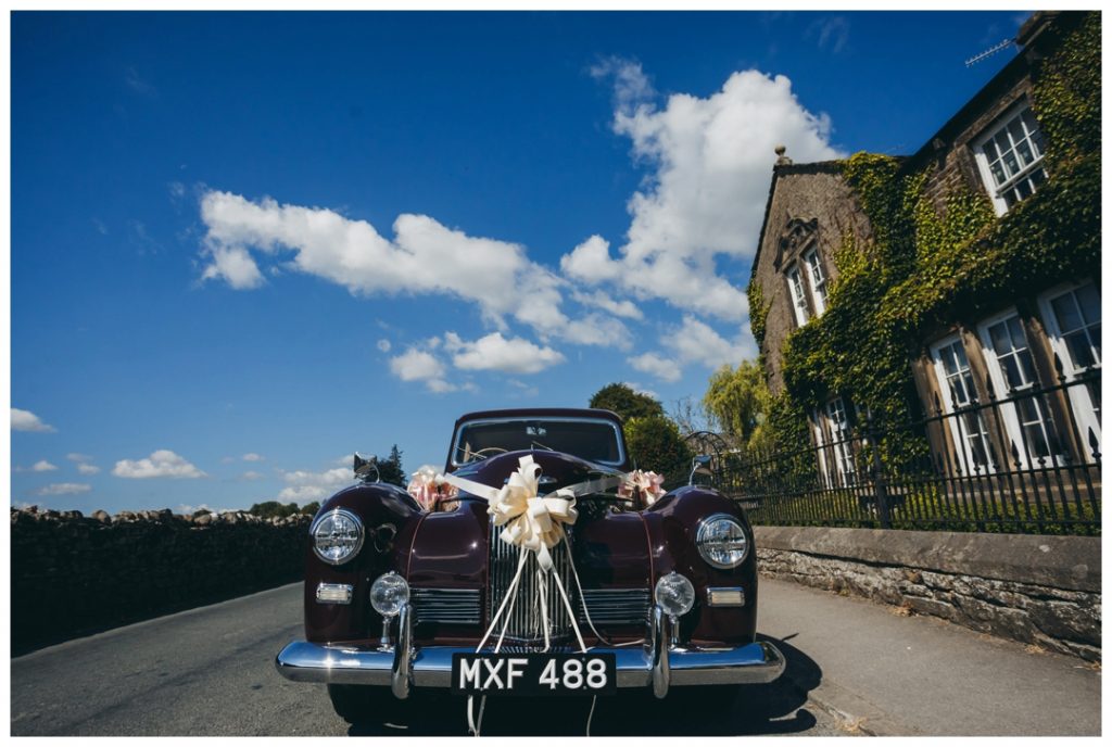 Yorkshire Dales Wedding car