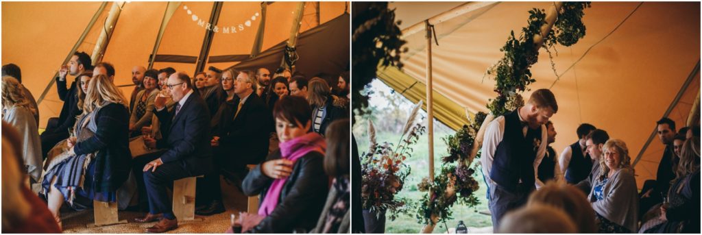 Cotswolds tipi wedding