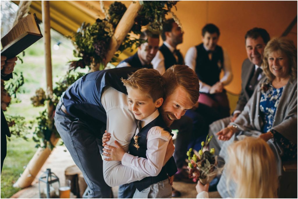 Cotswolds tipi wedding