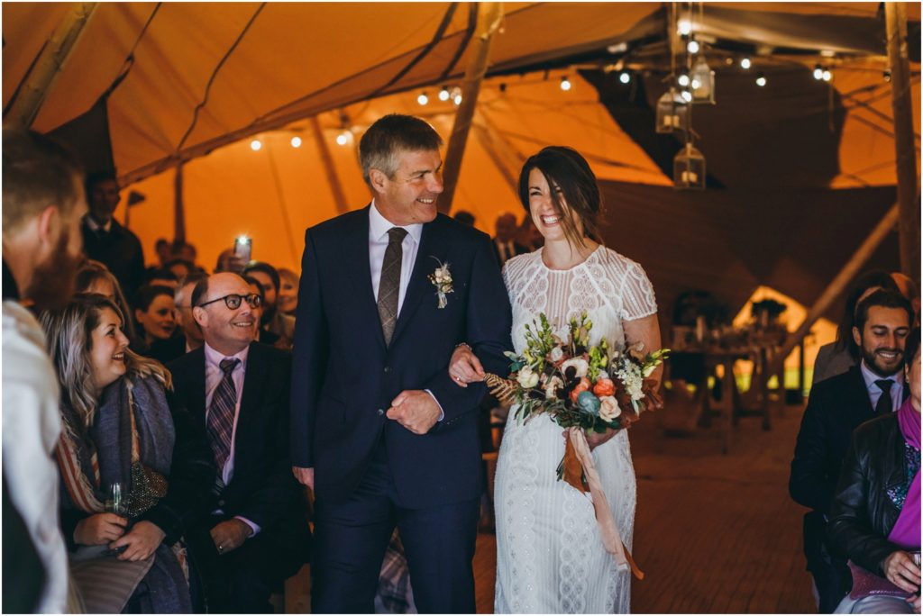 Cotswolds tipi wedding