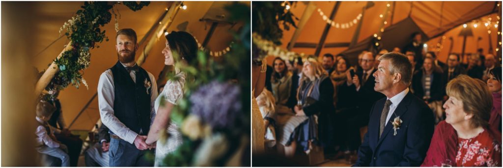 Cotswolds tipi wedding