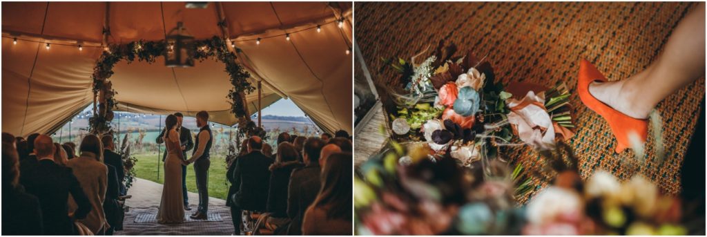 Cotswolds tipi wedding